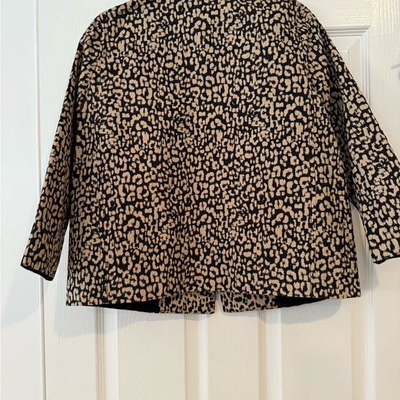 Lafayette 148 New York Brown and Black Teddy Jacket - Picture 3 of 5